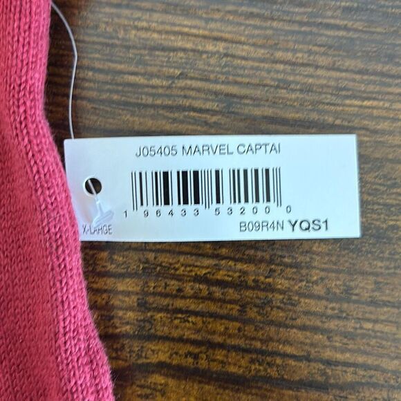 Amazon Essentials Mens Disney Marvel Star Wars V-Neck Sweater Maroon Size XL NWT - Picture 6 of 6